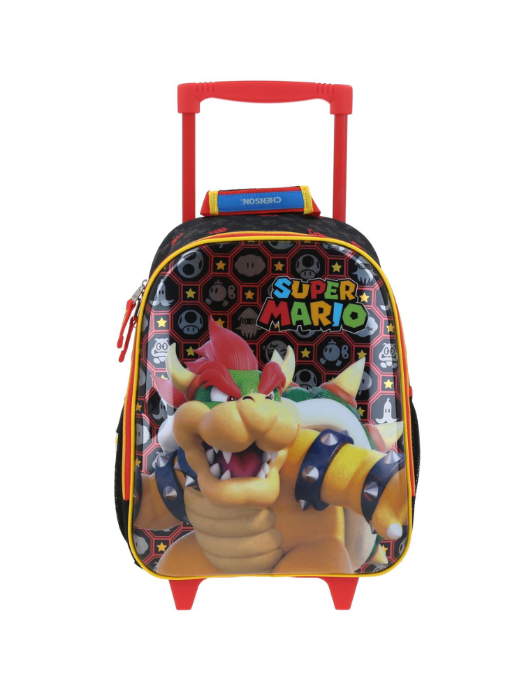 
Mochila Con Ruedas Chenson Bowser Negro