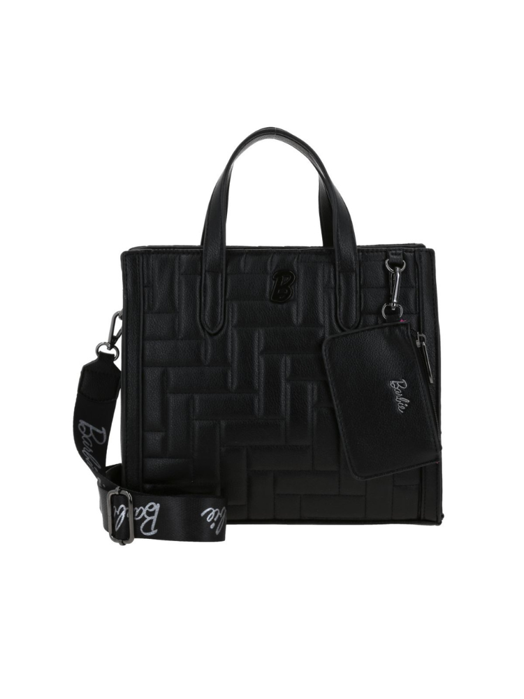 Bolso Satchel Negro Barbie By Gorett Lorena
