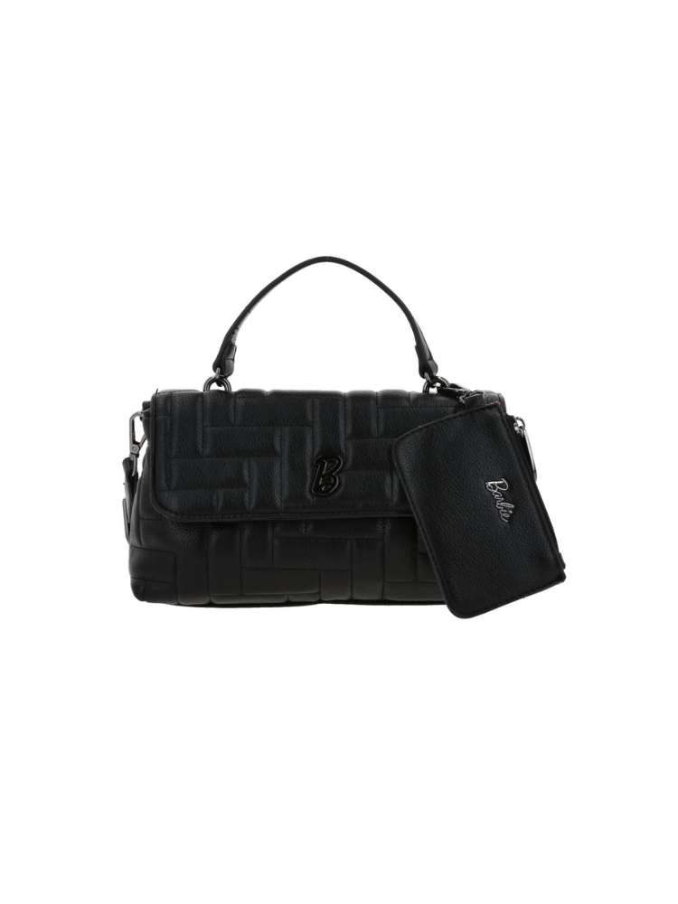 [BR24115-3] Bolso Crossbody Negro Barbie By Gorett Lorena