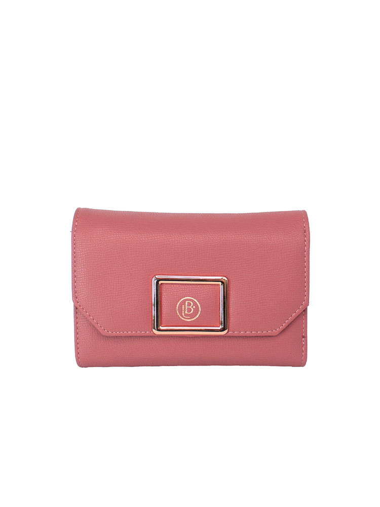 Billetera LB Mediana Para Mujer Malva Nude