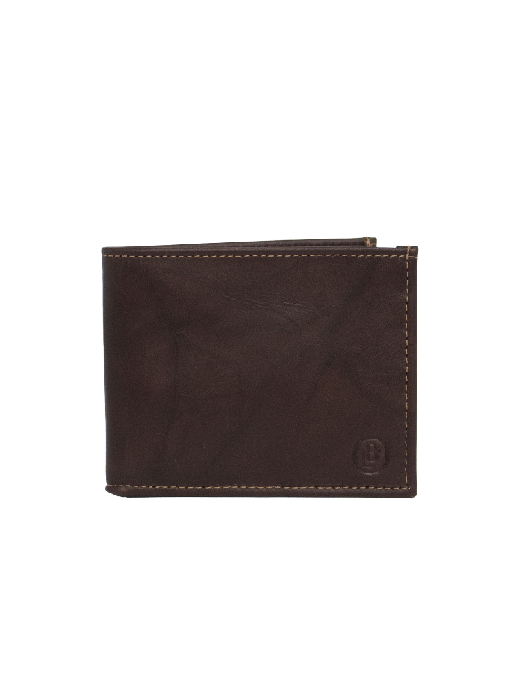 [4302B42D/LB] Billetera LB Doble Para Hombre Jyon Café