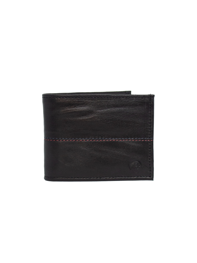 [4301B47D/LB] Billetera LB Doble Para Hombre Hosum Black