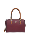  Bolso LB Tipo Satchel Nay Burdeos