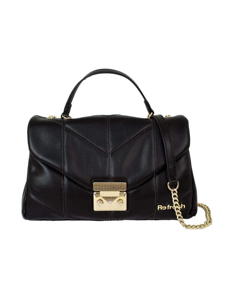 [184525NEG] Bolso Refresh Tipo Bandolera Nicolle Negro