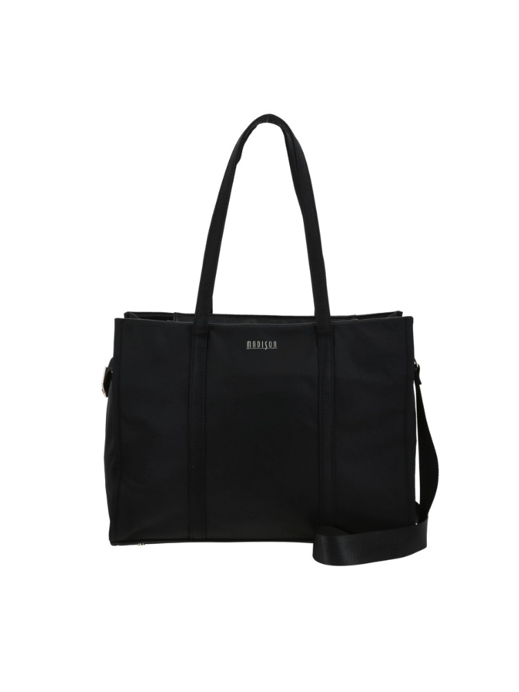 Bolso Tipo Tote Negro Madison Athziry