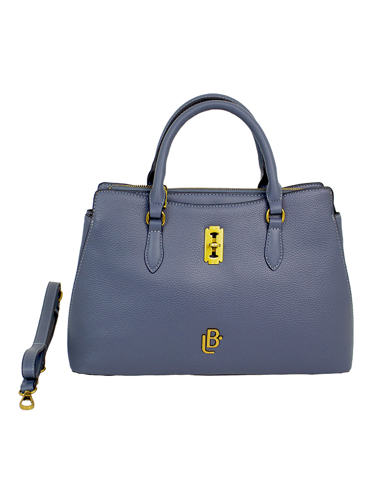 [LB184520AZU] Bolso LB Tipo Satchel Melissa Azul