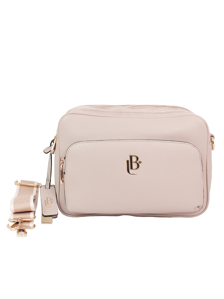 [LB186166BEI] Bolso LB Tipo Bandolera Sara Beige