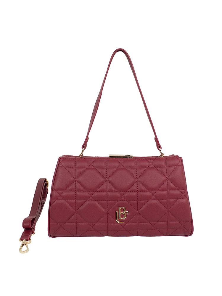 Bolso LB Tipo Bandolera Steff Burdeos
