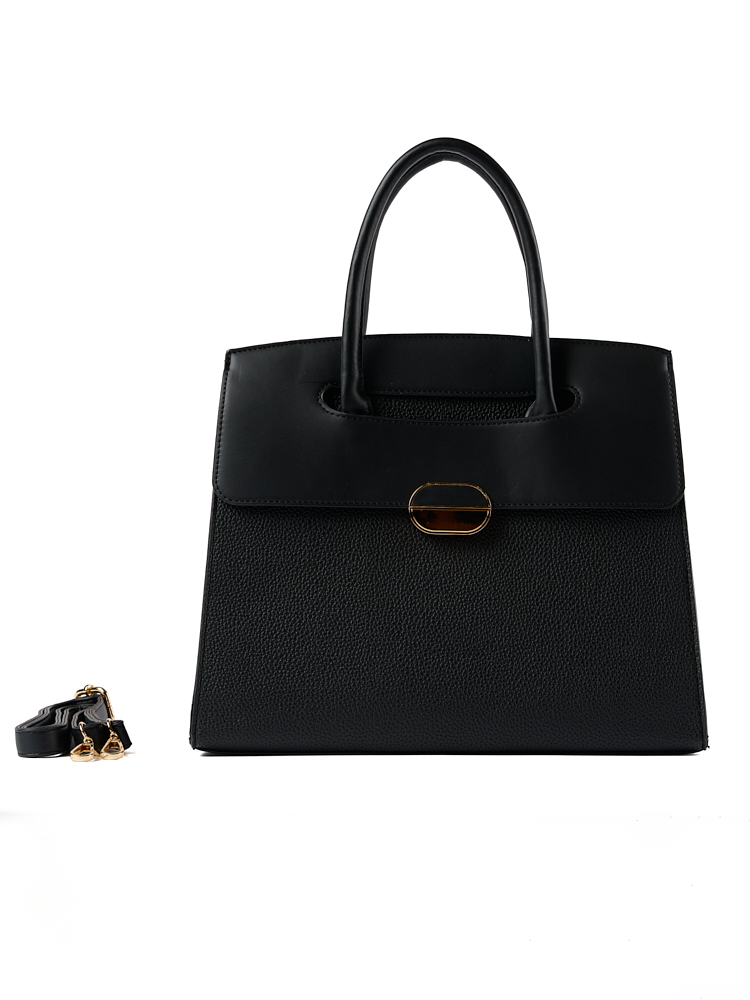[LB2505NEGRO] Bolso LB Satchel Amanda Negro