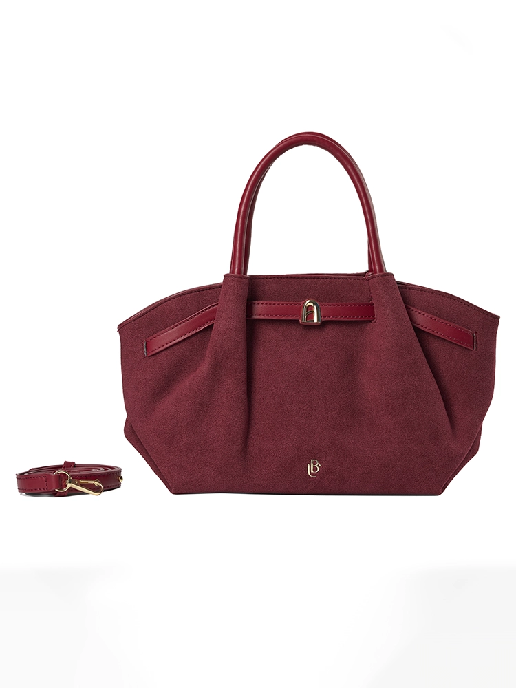 Bolso LB Tipo Hobo Marcela Burdeos