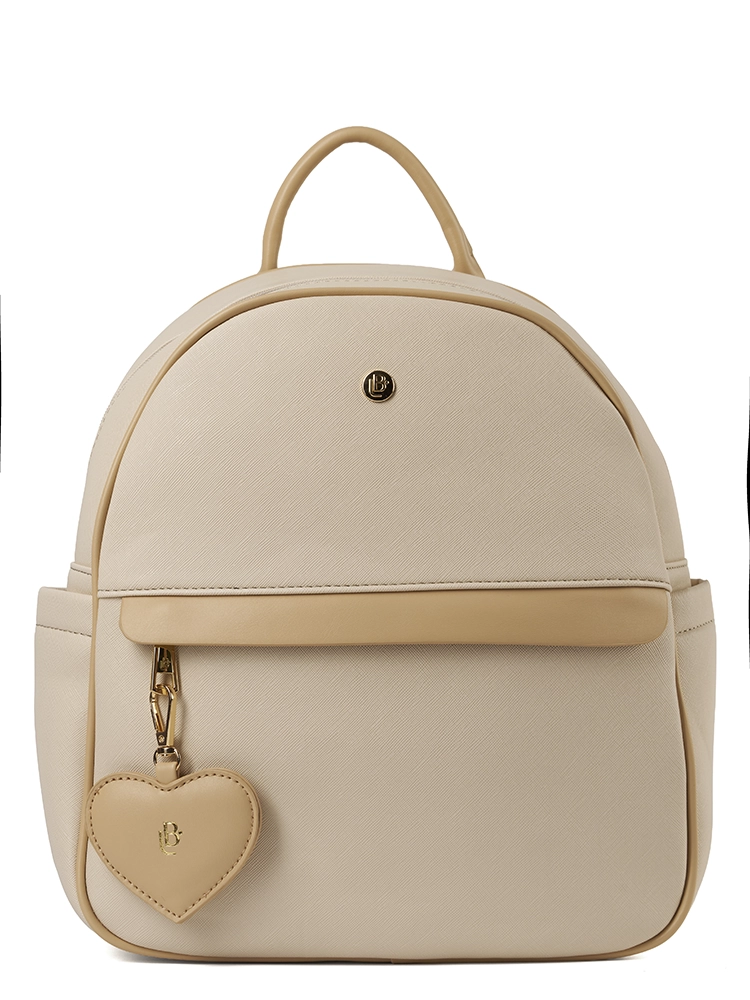 [LB2632-BEI] Bolso LB Tipo Mochila Siena Beige