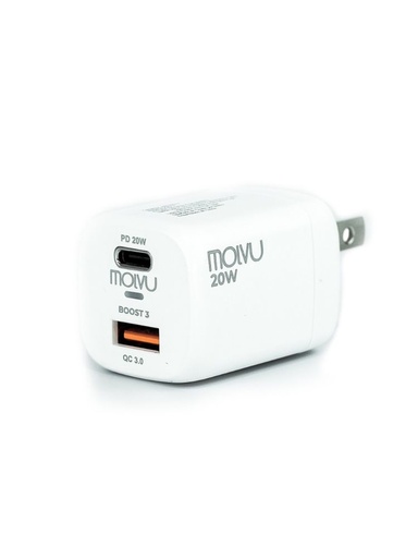 Cargador de Pared Molvu De Carga Rápida 20W
