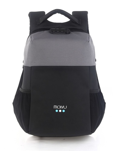 Mochila Molvu Go Gris Oscuro