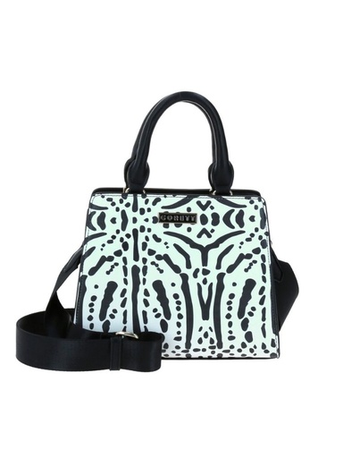 Bolso Gorétt Tipo Tote Ember Aqua-Black