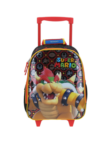 
Mochila Con Ruedas Chenson Bowser Negro