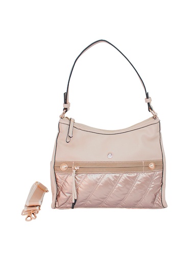 [120291BEI] Bolso LB Tipo Satchel Leda Beige