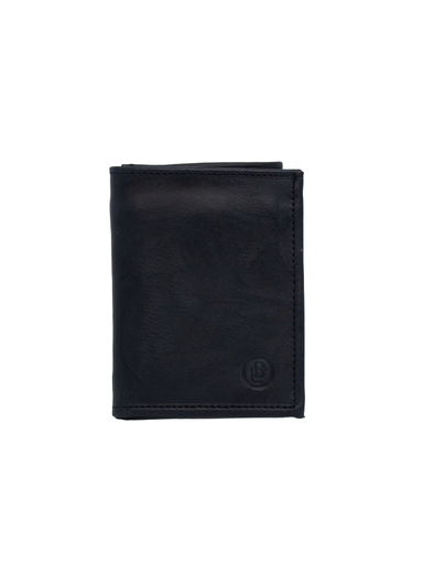 [4301B52T/LB] Billetera LB Triple Para Hombre Jodur Negro