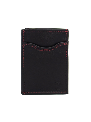Billetera LB Triple Para Hombre Kabei Negro