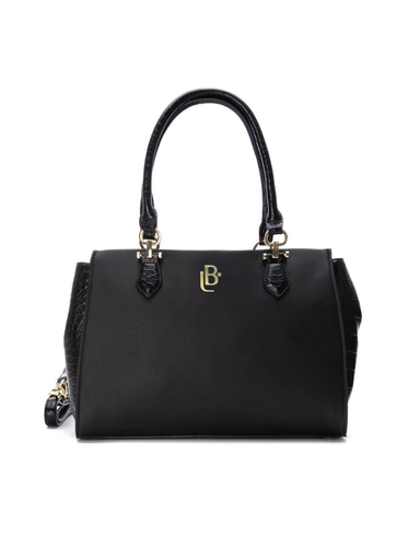  Bolso LB Tipo Satchel Nay Negro