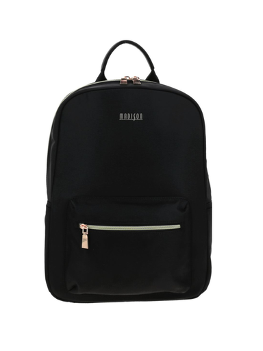 [MD25004-3] Bolso Tipo Mochila Negra para Mujer Madison Athziry