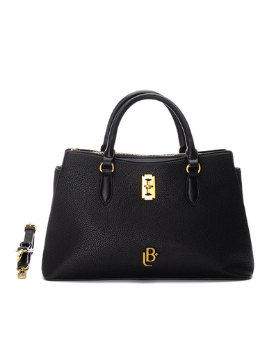 [LB184520BK] Bolso LB Tipo Satchel Melissa Negro