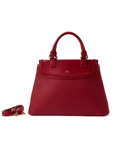 [LB2506BURGUNDY] Bolso LB Tipo Tote Carmín Burdeos