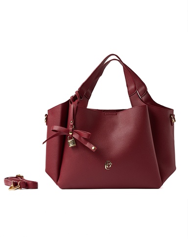 [LB2507WI] Bolso LB Tipo Hobo Jade Tinto