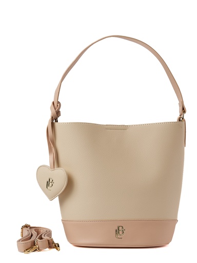 [LB2514BEIGE] Bolso LB Tipo Tote Bucket Beige