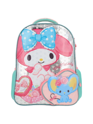 [MYM003-BP135A] Mochila Sparkle Floral My Melody Y Flat 