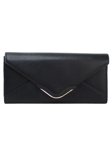 [MAD-T5601-160-BK] Billetera Madelin Grande Para Dama Jacky Negro