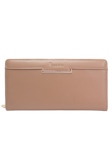 [MAD-T9611-059-BR] Billetera Madelin Grande Para Dama Yoli Café