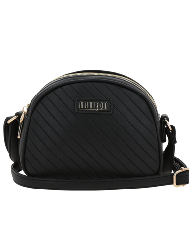[MD25105-3] Bolso Bandolero Negro Madison Player 